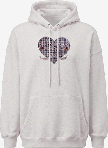 MYMO - Sudadera en blanco: frente