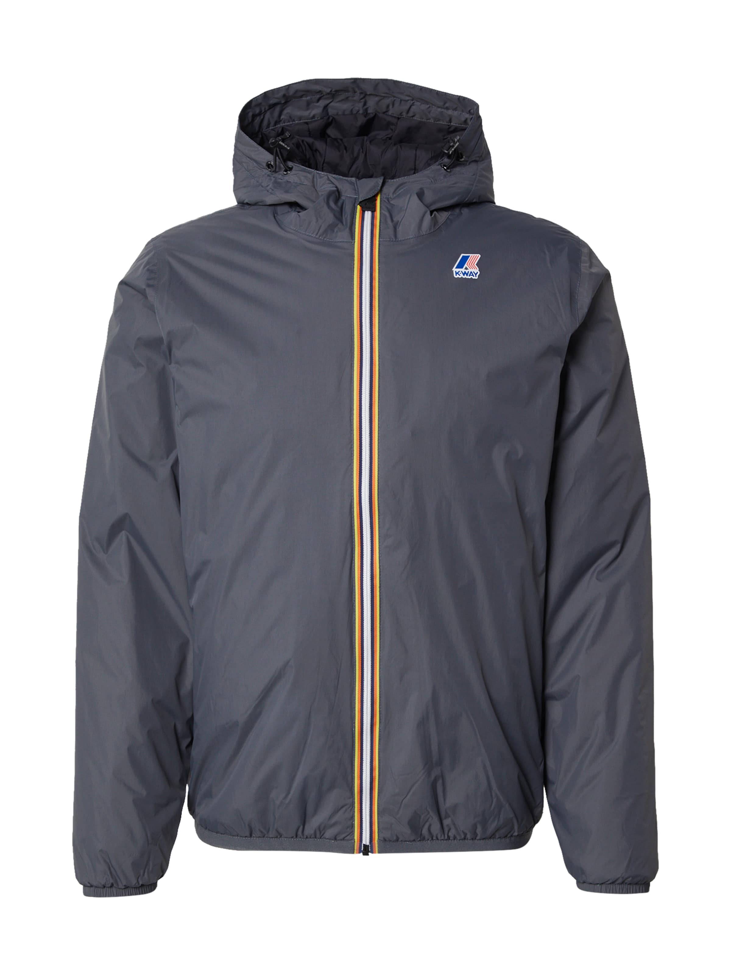 K-Way Λειτουργικό μπουφάν 'Le Vrai 4.0 Claude' σε γκρι: μπροστά