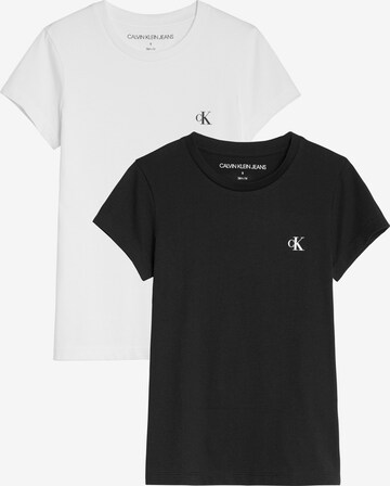 T-Shirt Calvin Klein Jeans en noir : devant