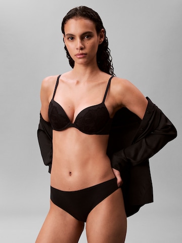 Calvin Klein Push-up Bra in Black: front