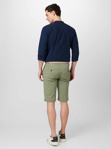 Lindbergh - Slimfit Calças chino 'Superflex' em verde