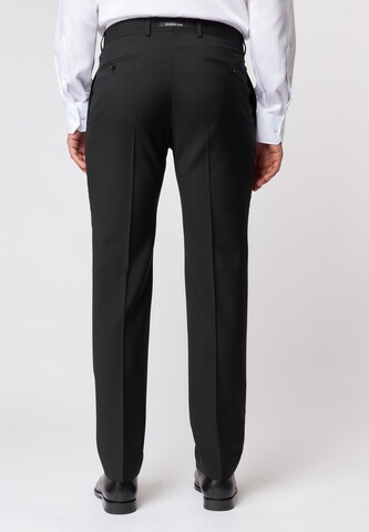 Regular Pantalon à plis ROY ROBSON en noir