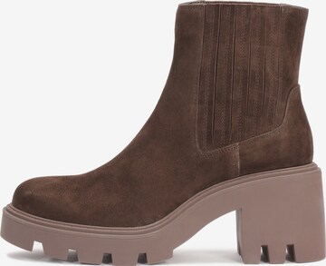 Kazar Chelsea boots in Bruin: voorkant