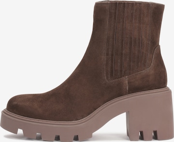 Chelsea Boots Kazar en marron : devant