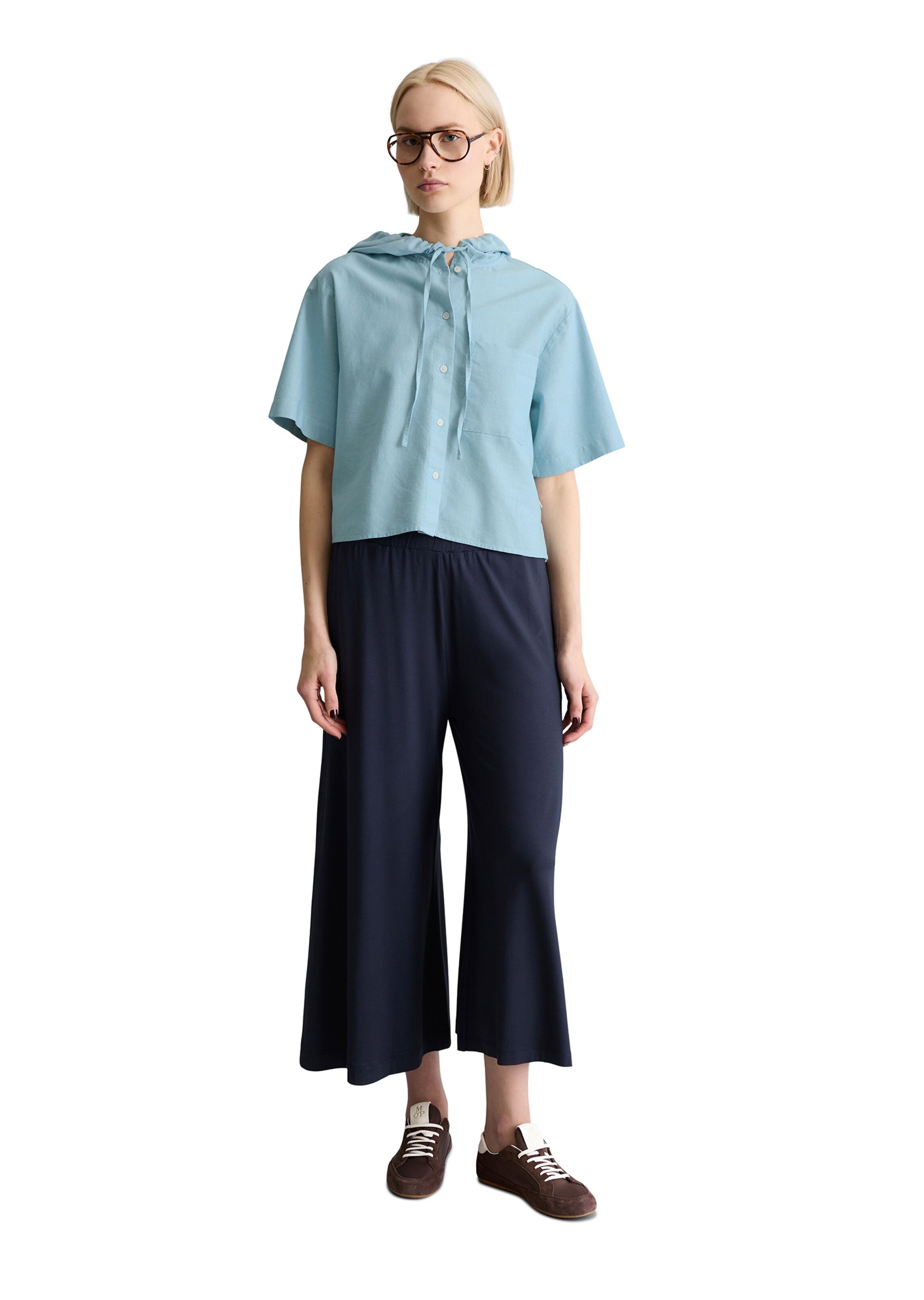 Marc O'Polo DENIM Loosefit Broek in Blauw