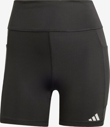Skinny Pantalon de sport 'Own The Run' ADIDAS PERFORMANCE en noir : devant