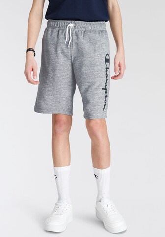 Champion Authentic Athletic Apparel Regular Trousers in Grey: front