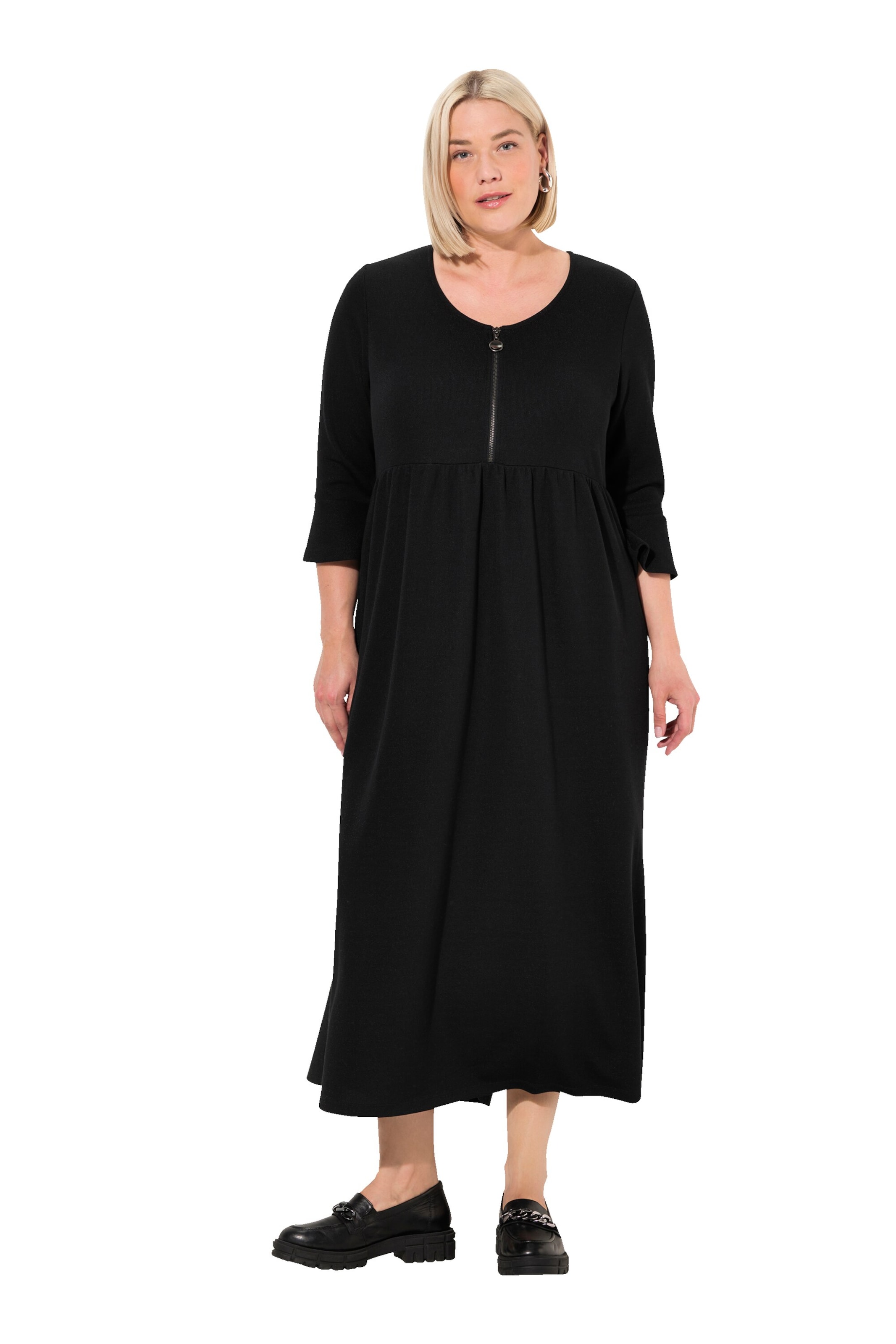 Ulla Popken Dress in Black: front