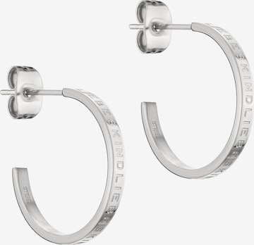 Boucles d'oreilles Liebeskind Berlin en argent : devant