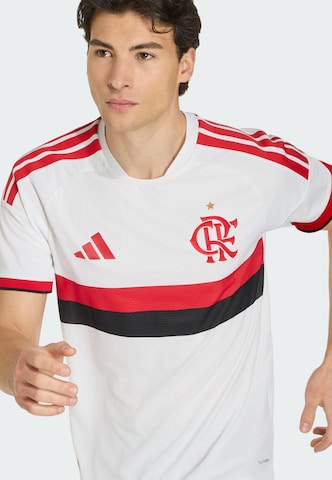 T-Shirt fonctionnel 'CR Flamengo 26 Away Authentic' ADIDAS PERFORMANCE en blanc