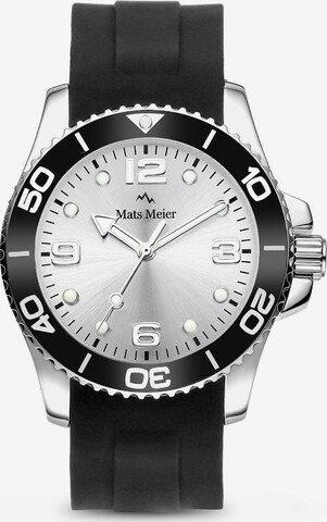 Mats Meier Analoog horloge in Zwart: voorkant
