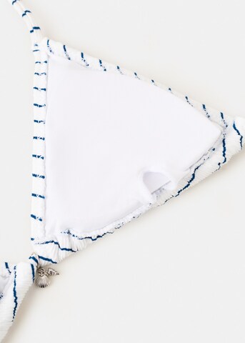 MANGO TEEN Triangle Bikini 'Eli' in White