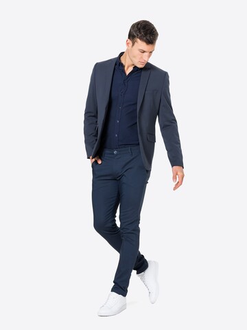 Casual Friday Regular Business-colbert 'Bernd' in Blauw