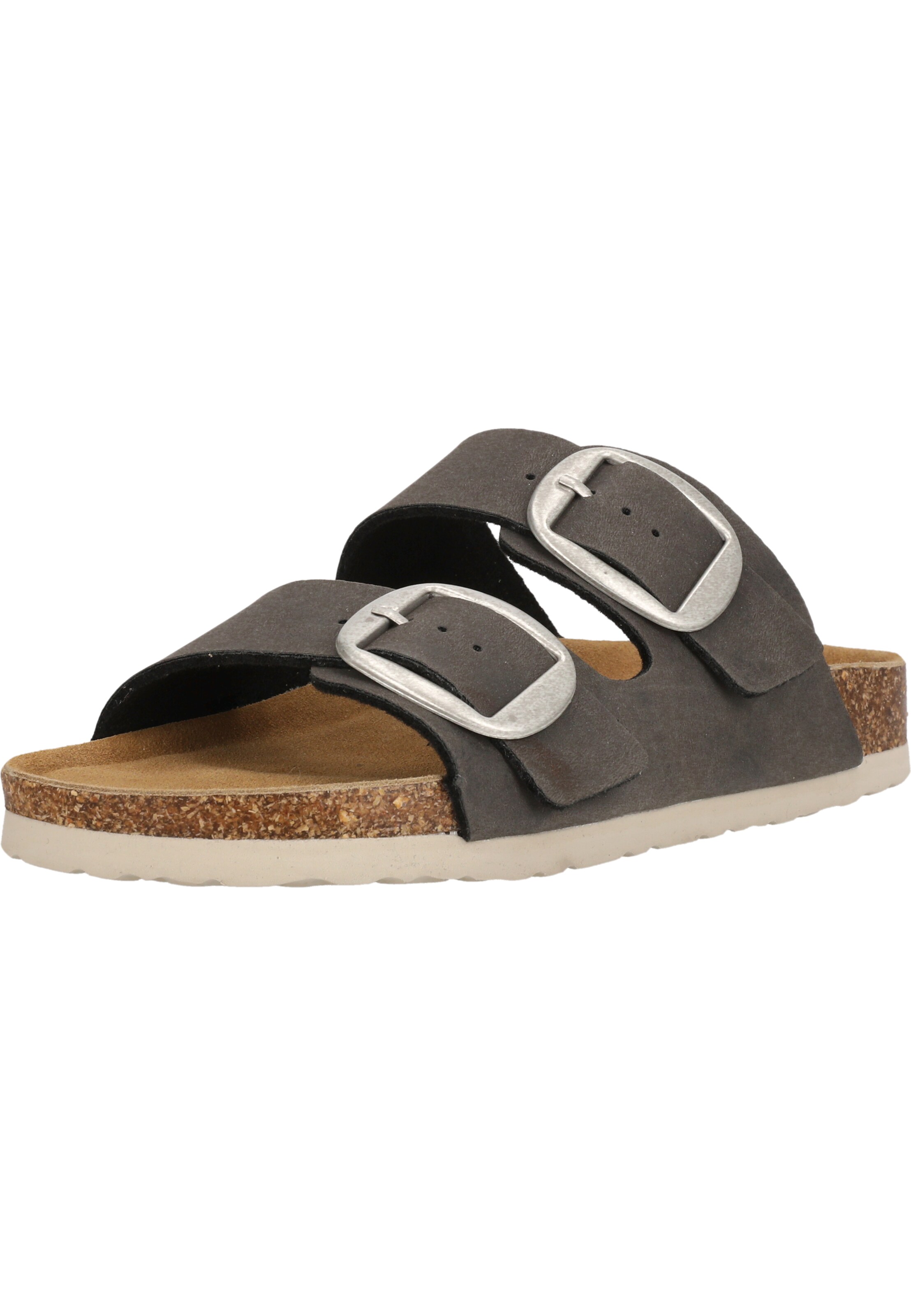 Cruz Mules 'Bundao' in Grey: front