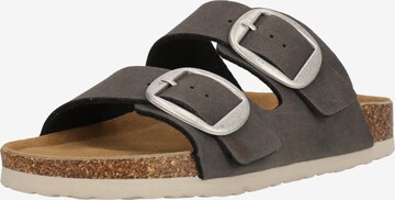 Cruz Mules 'Bundao' in Grey: front