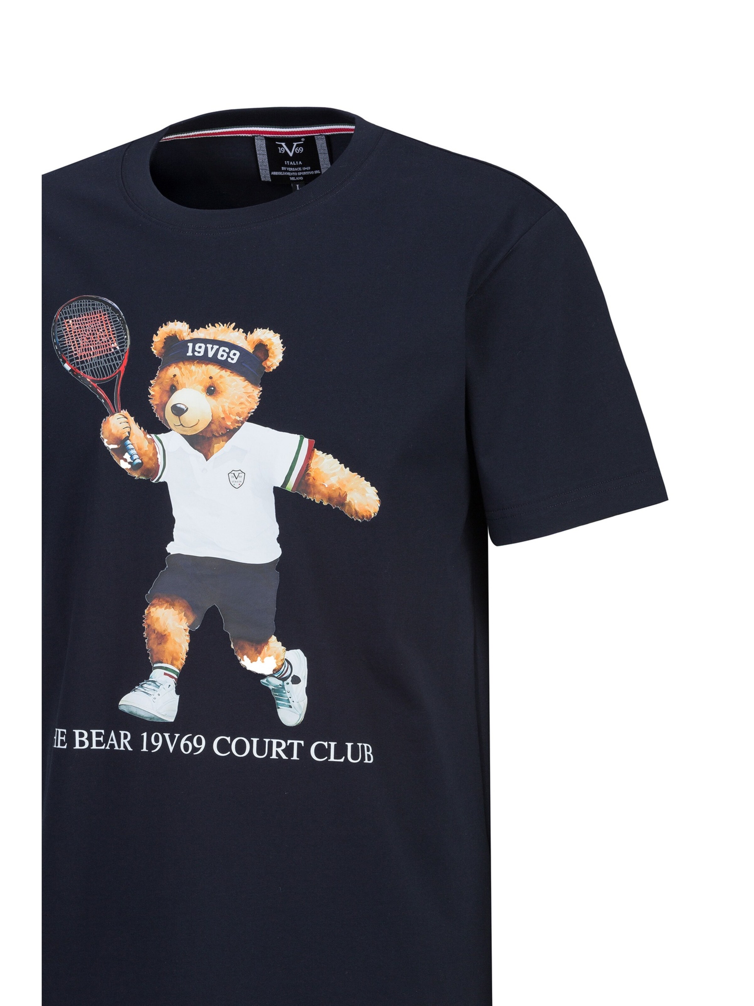 Maglietta 'Rafael Tennis Teddy' di 19V69 ITALIA in blu