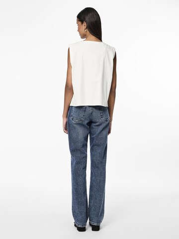 PIECES Vest 'KANHATTEN' i hvid
