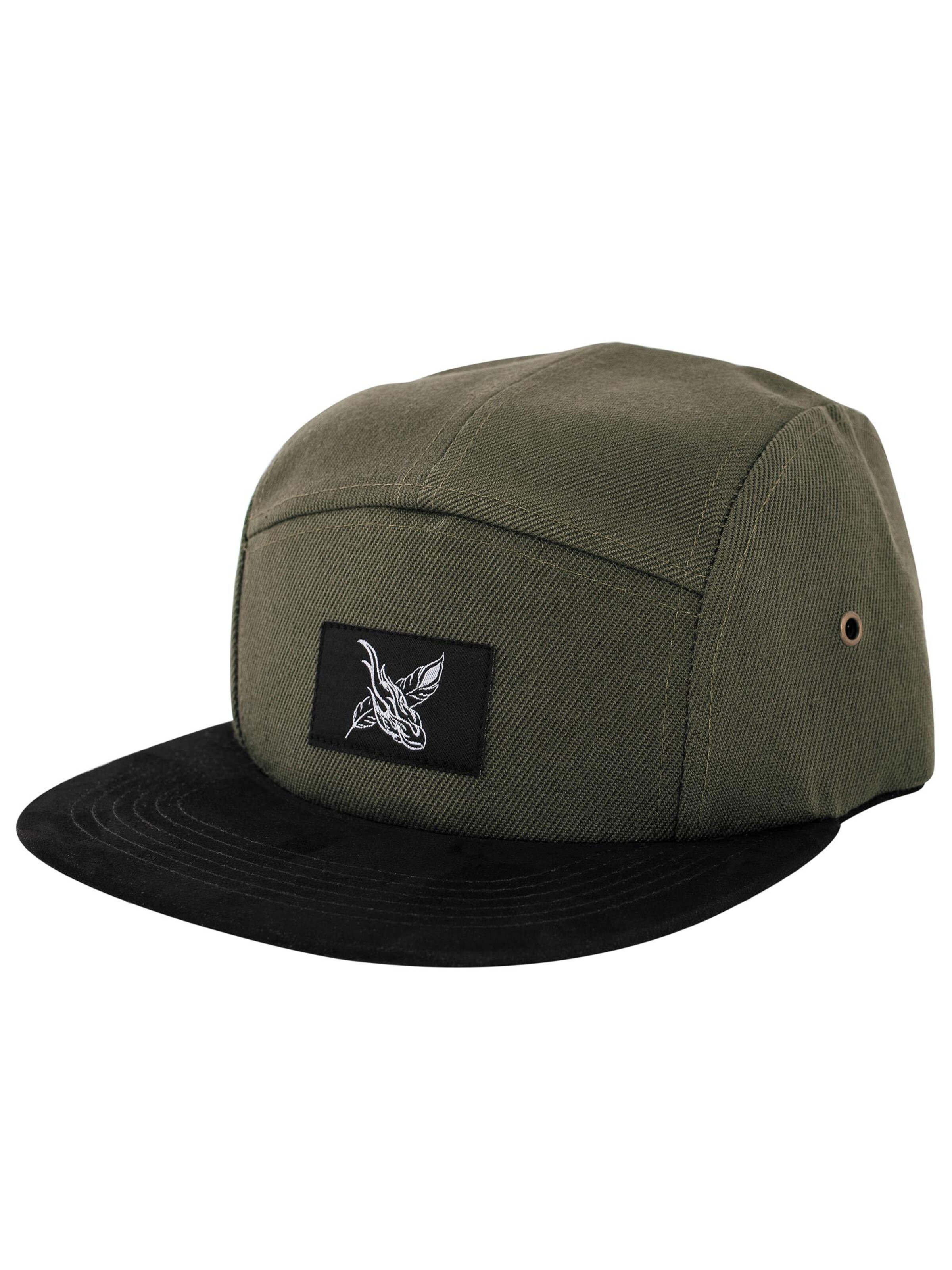 Blackskies Cap 'Port 5-Panel'‌‌‌‌ in Grün: Vorderseite