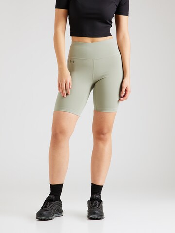 UNDER ARMOUR Skinny Sports trousers 'Motion' in Green: front