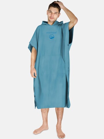 normani Short Bathrobe 'Nosara' in Blue