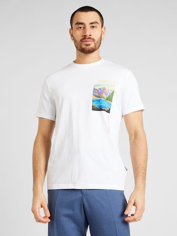 NAPAPIJRI Shirt 'CANADA' in Wit: voorkant