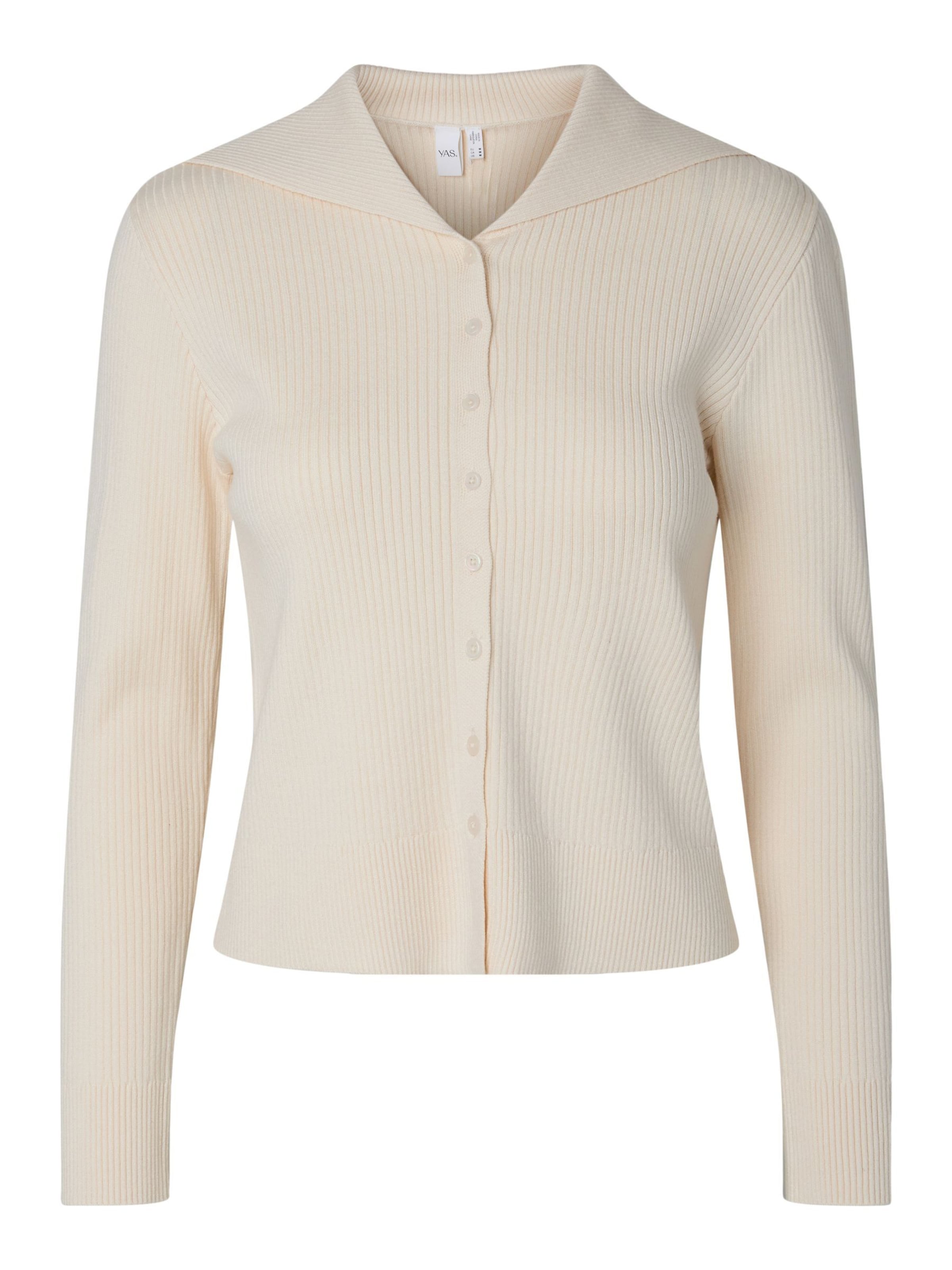 YAS Knit Cardigan 'YASCamelia' in Wool white, Item view