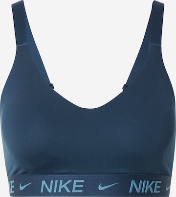 Reggiseno sportivo 'INDY' di NIKE in blu: frontale