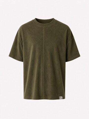 Seek 'n Hide Shirt 'Oversized Towel Tee' in Groen: voorkant