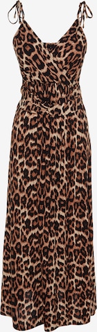 Rochie de seară de la Trendyol pe bej: față