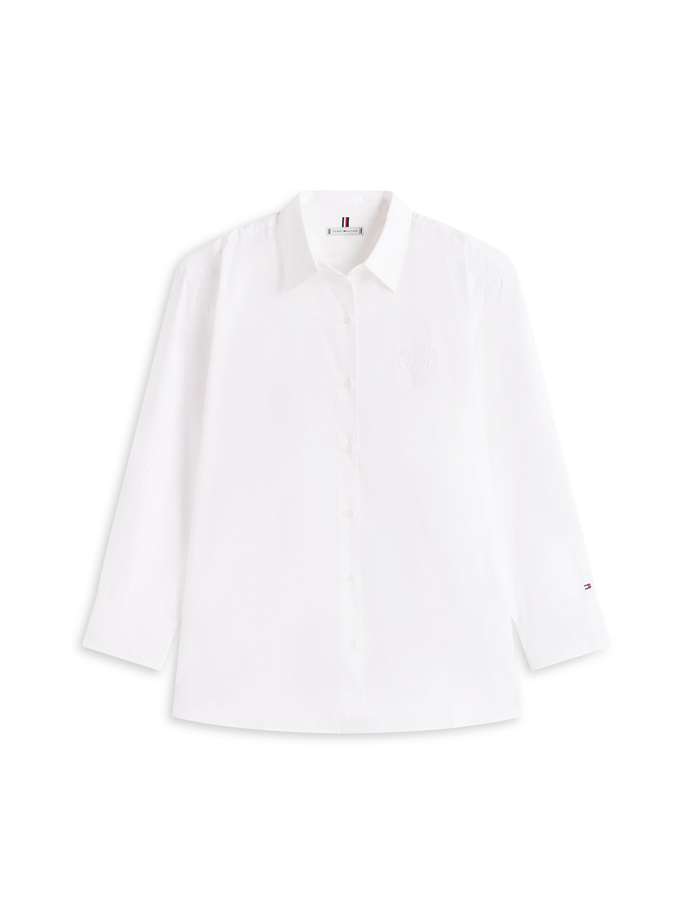 Tommy Hilfiger Curve Blouse in White: front
