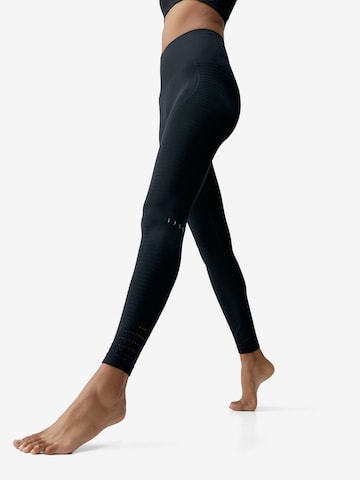 Born Living Yoga Leggings ' Hatha ' in Zwart: voorkant