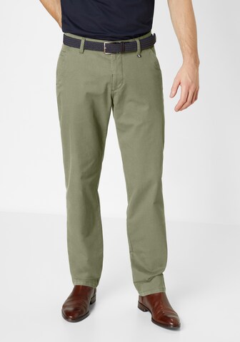 REDPOINT Slim fit Chino Pants in Green