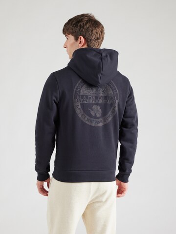 NAPAPIJRI Sweatshirt 'BASILE H' in Schwarz: Rückseite