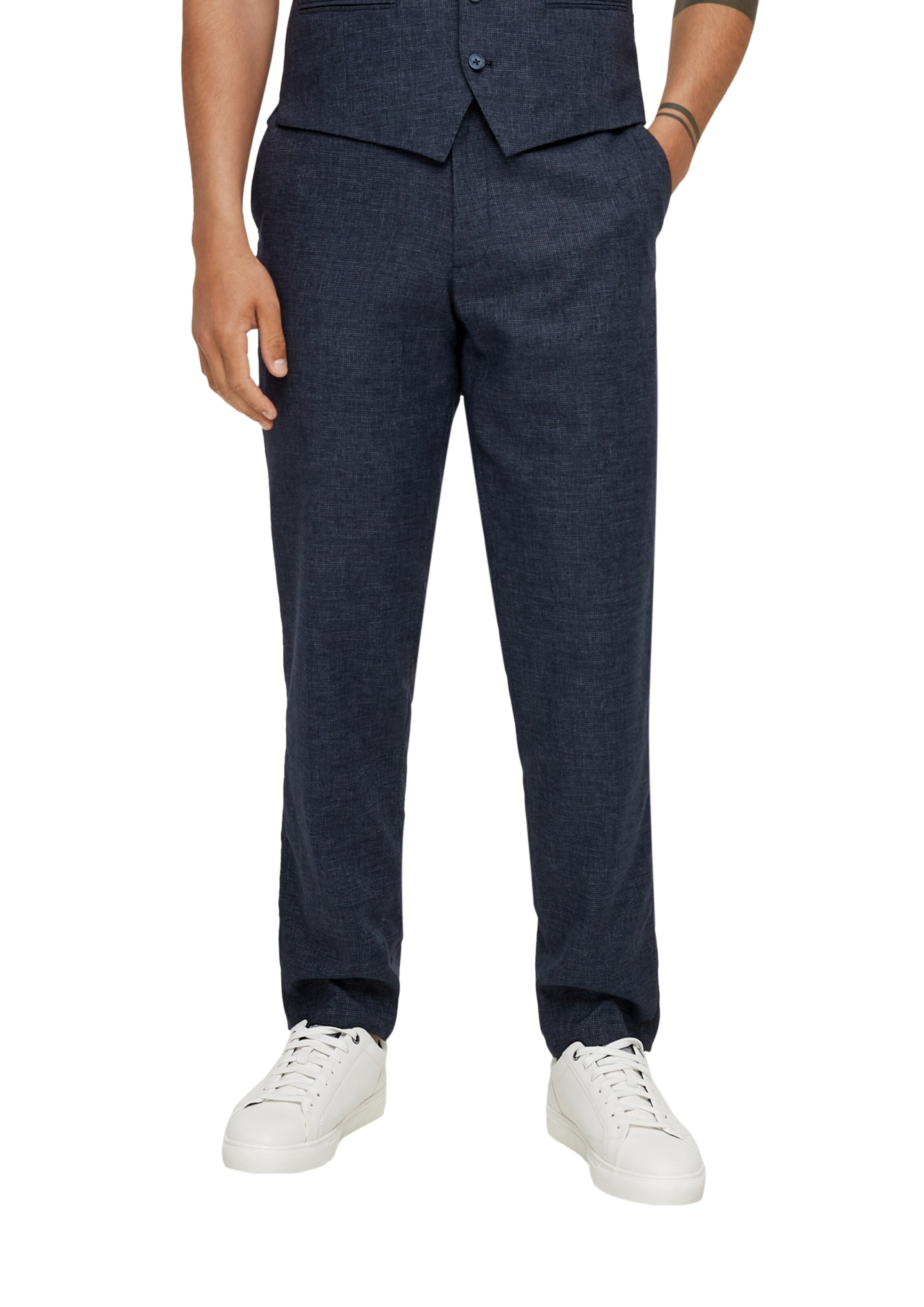 s.Oliver Regular Broek in Blauw: voorkant