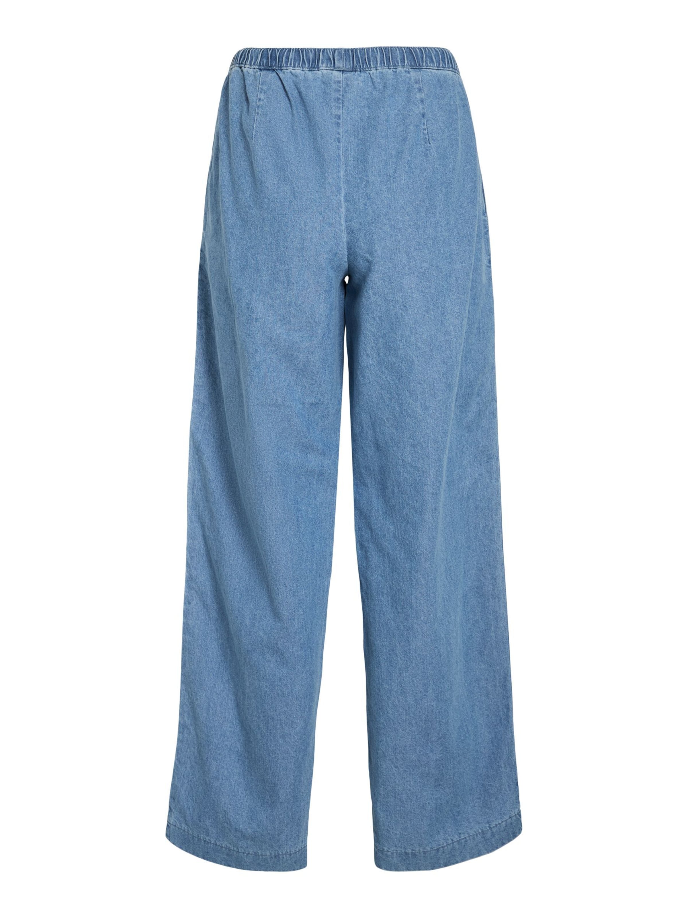 Regular Pantalon 'VICONGA' VILA en bleu