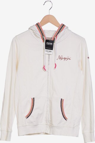 NAPAPIJRI Sweatshirt & Zip-Up Hoodie in L in White: front