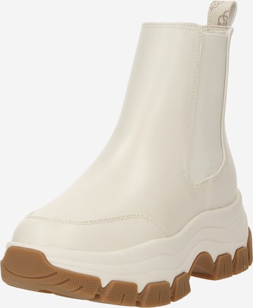 GUESS Chelsea boots 'BESONA' i beige: framsida