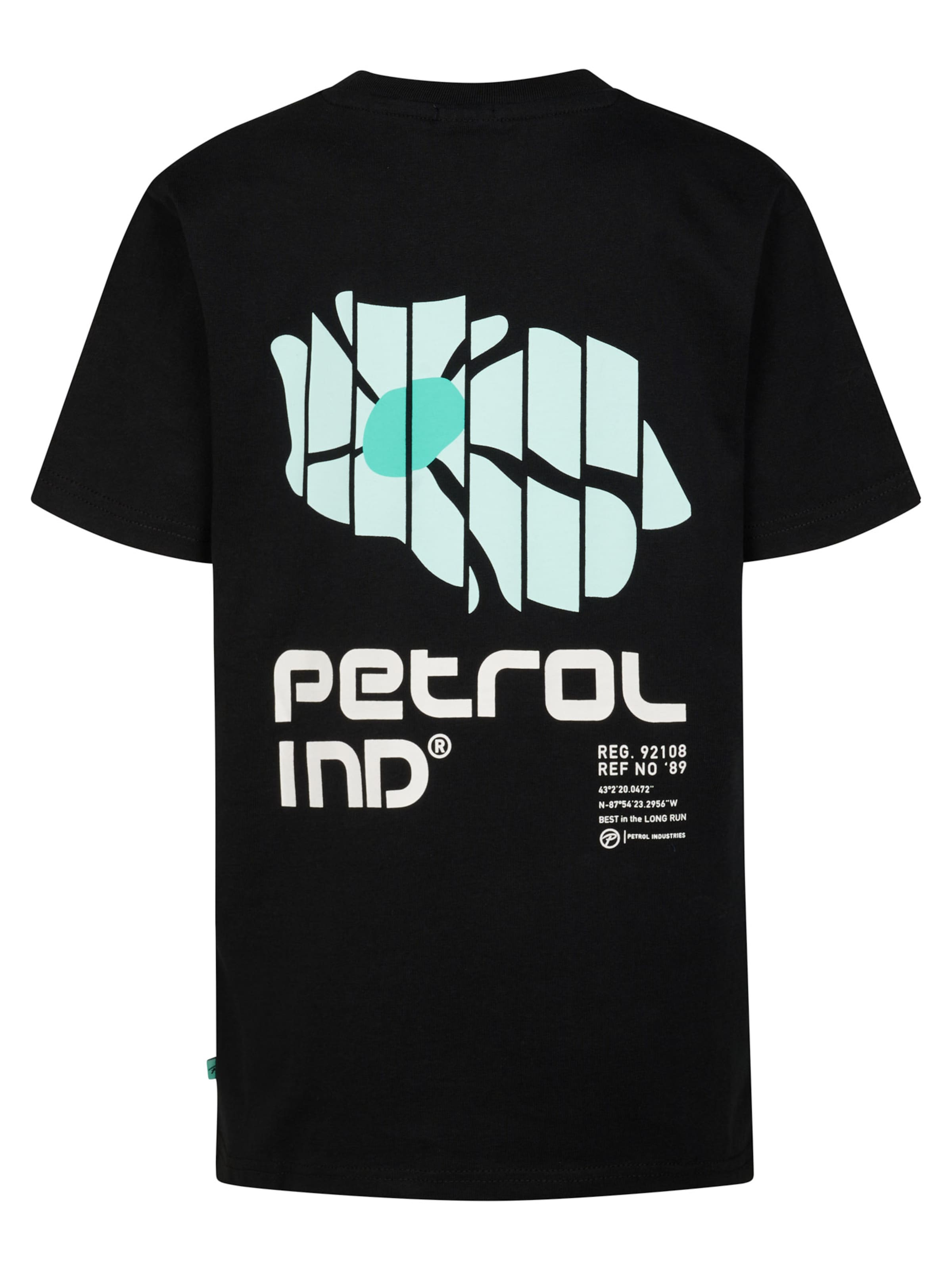 T-Shirt 'Aguila' Petrol Industries en noir : devant