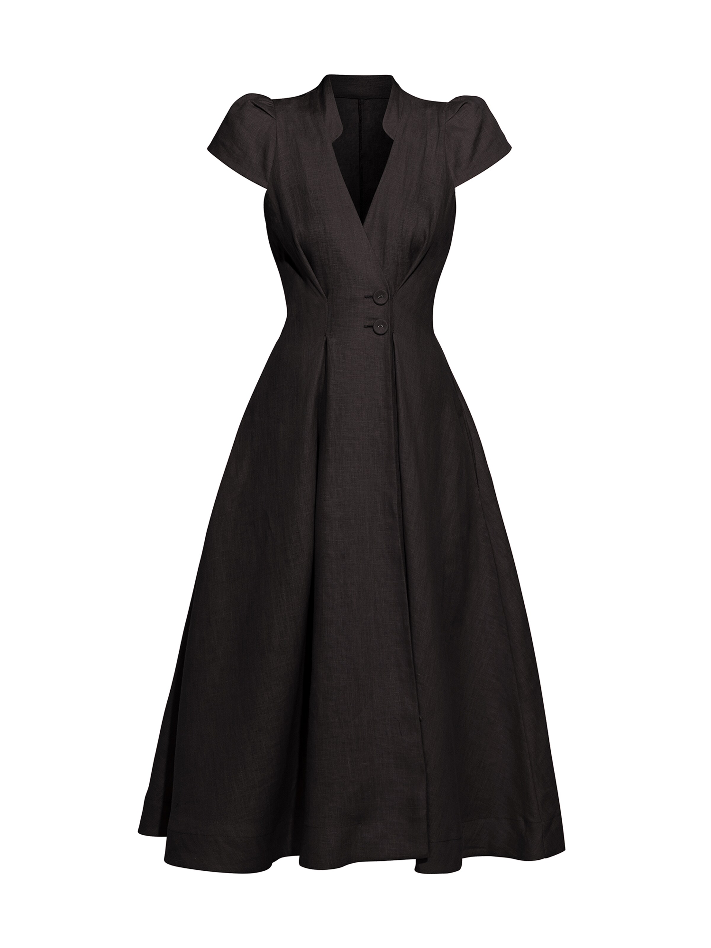 JIORO Dress 'ESSENTIALS' in Black: front