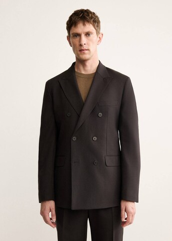 MANGO MAN Regular Fit Sakko 'Siena' in Braun: Vorderseite