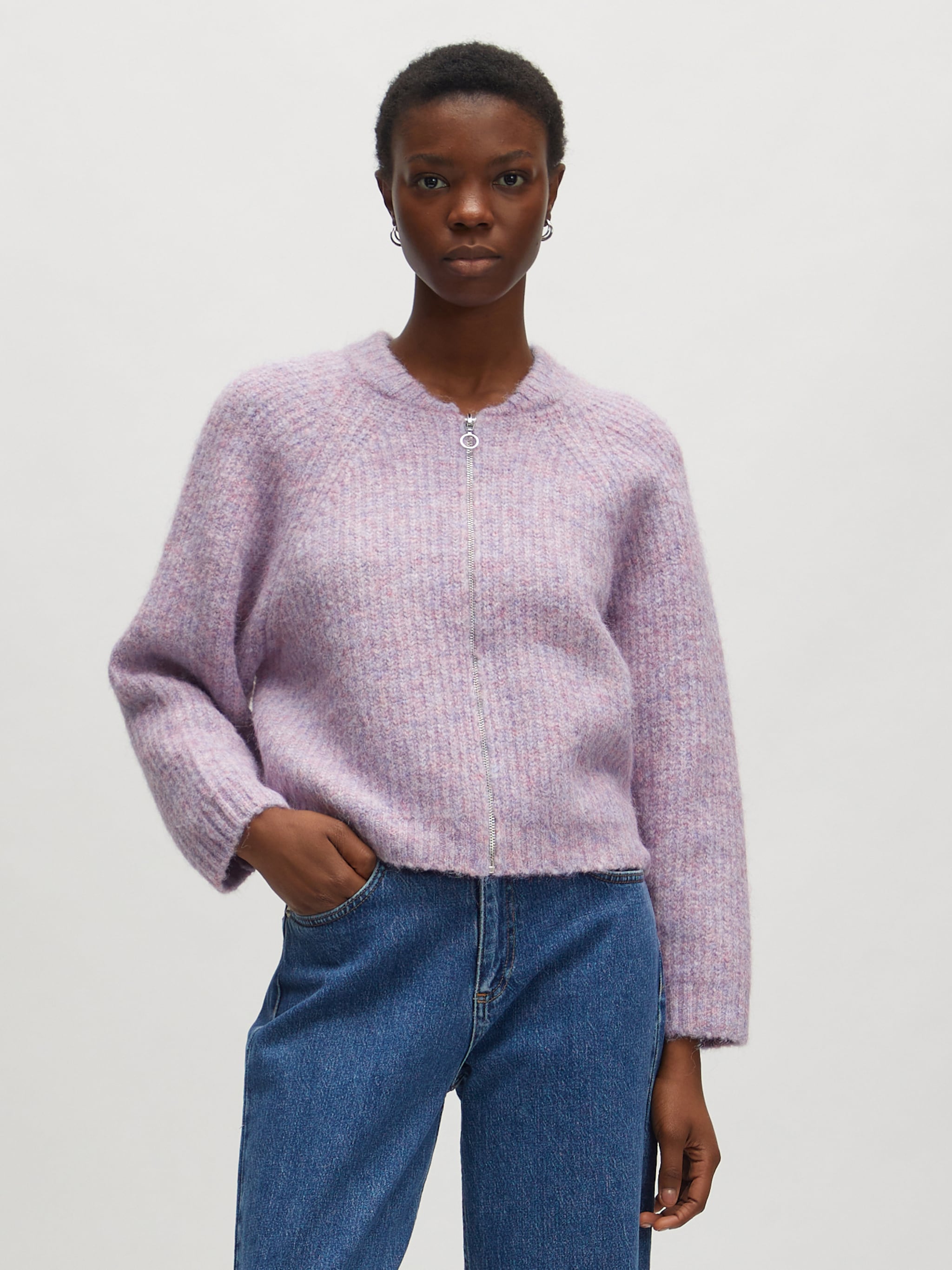 EDITED Produkte Strickjacke 'Rani' lila