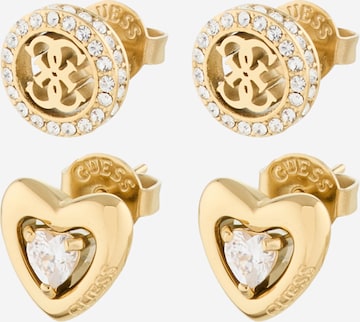 auksinė GUESS Auskarai: priekis