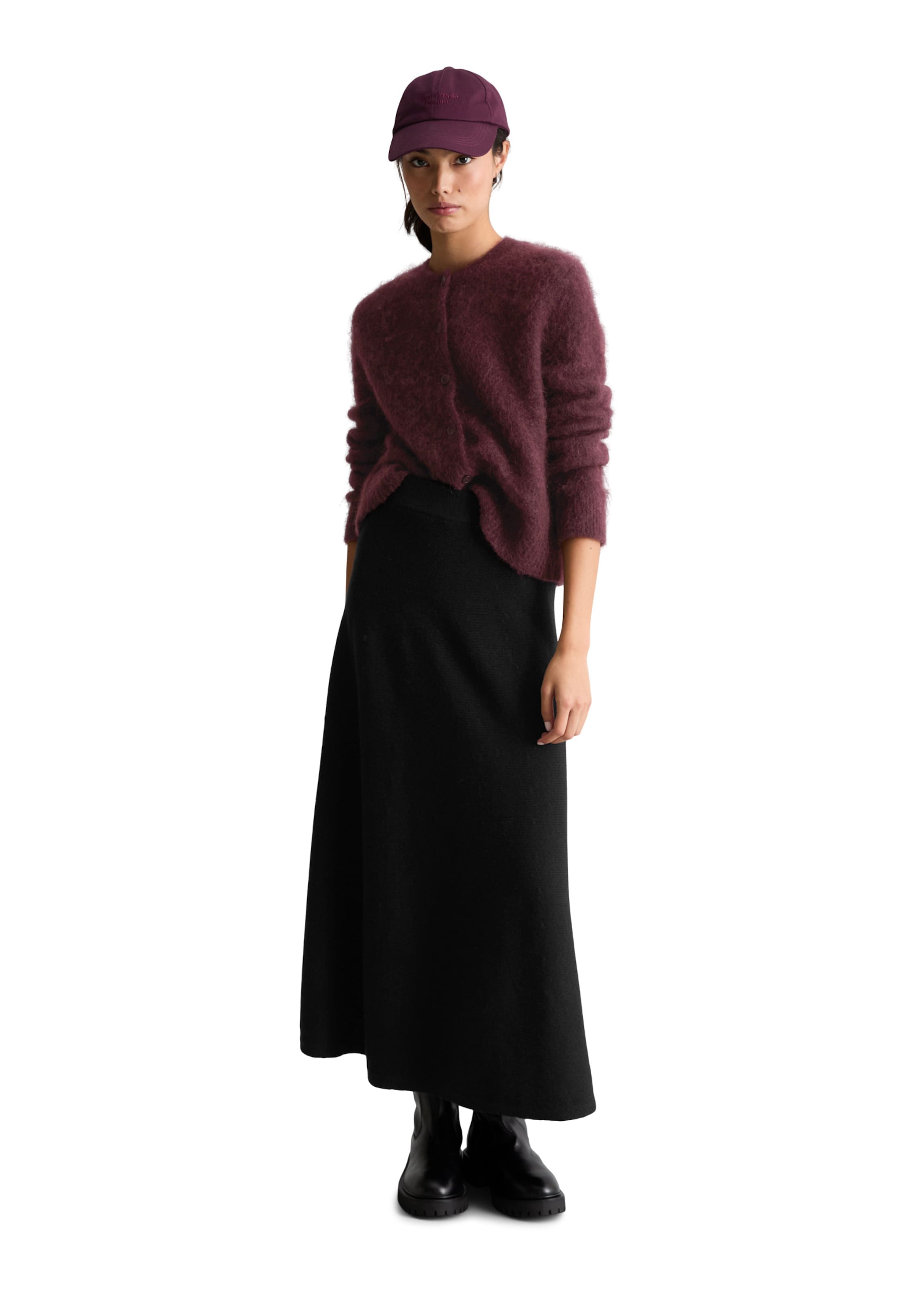 Marc O'Polo DENIM Rok in Zwart: voorkant