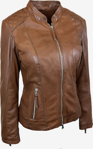 CABRINI Übergangsjacke 'Adele' in Braun: Vorderseite
