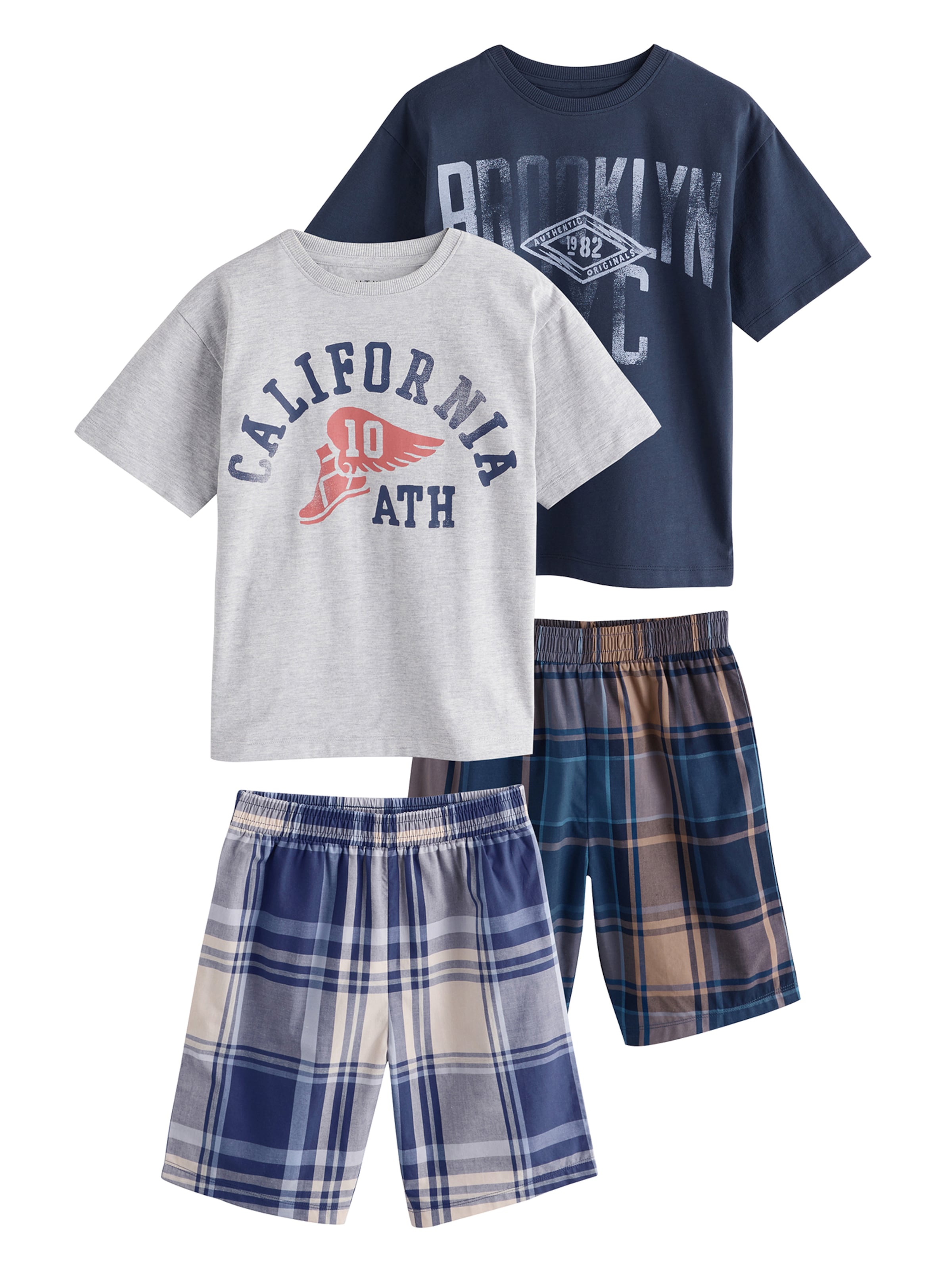 Next Пижама в Синий: спереди