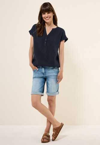 CECIL Bluse in Blau