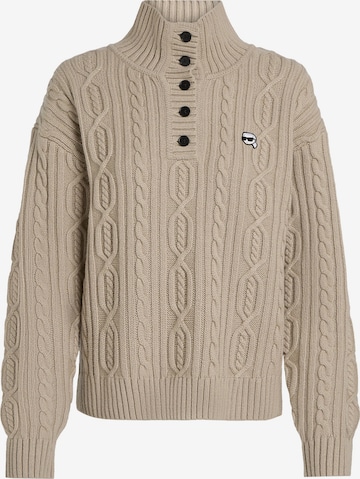 Karl Lagerfeld Neulepaita värissä beige: etupuoli