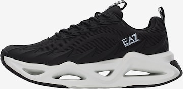EA7 Emporio Armani Matalavartiset tennarit värissä musta: etupuoli