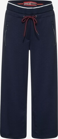 CECIL Zvonové kalhoty Kalhoty – modrá: přední strana