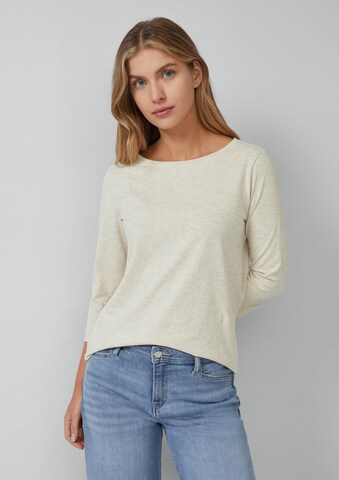 T-shirt s.Oliver en beige : devant